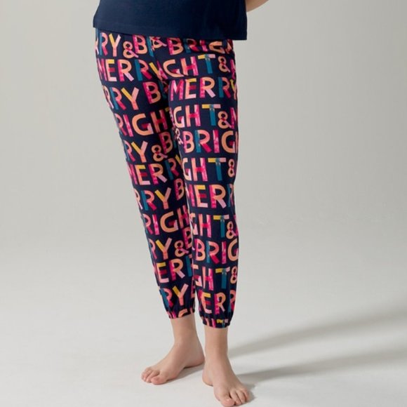 NWT Soma COOL NIGHTS Relaxed Banded Ankle Pajama Pants - Picture 2 of 3